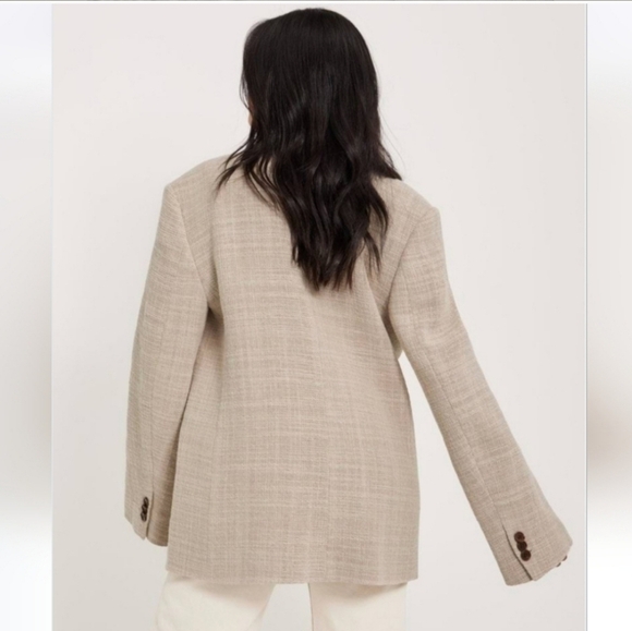 By Malene Birger Rosettan Beige Blazer - Picture 2 of 11